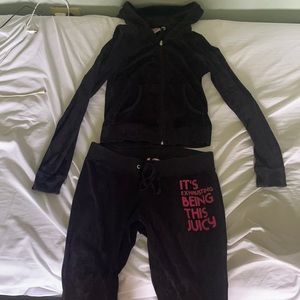 Juicy couture tracksuit size small